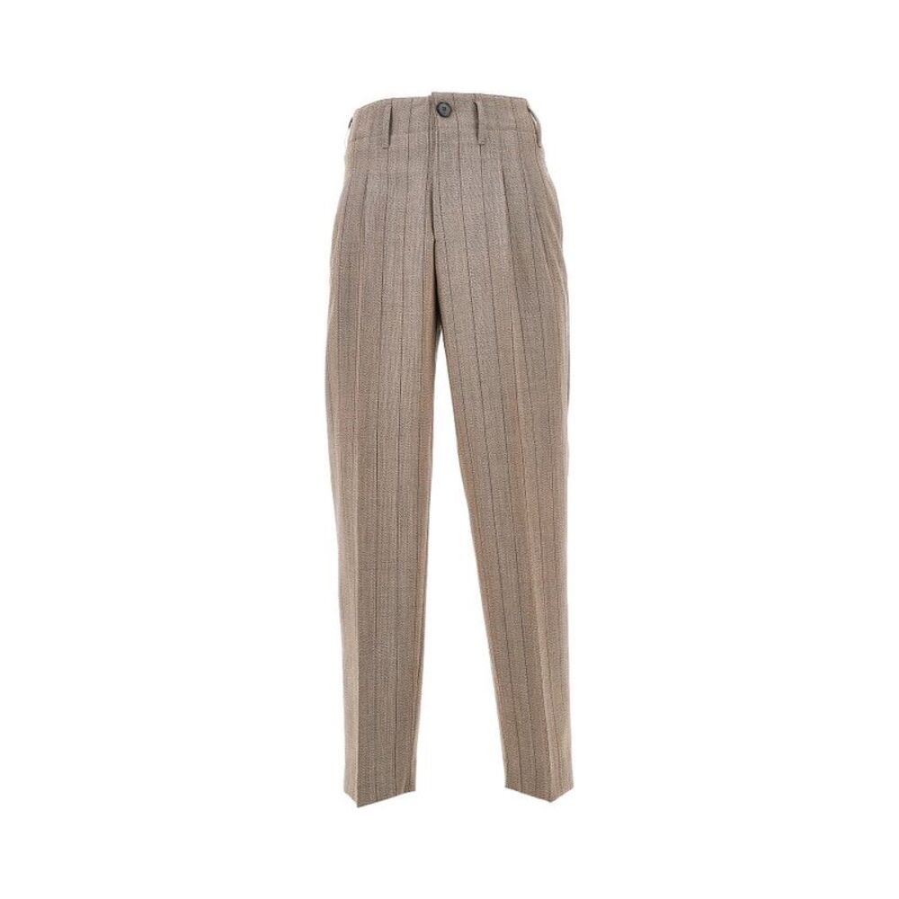 Ami Men Wool Pants With Darts